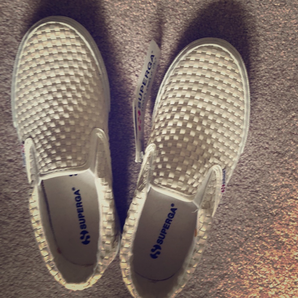 Superga white sneakers